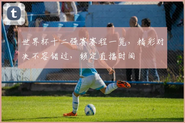 世界杯十二强赛赛程一览，精彩对决不容错过，锁定直播时间